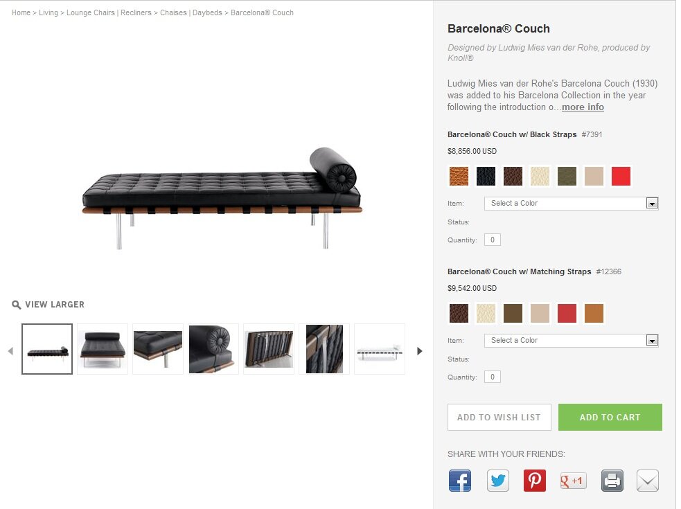 Product page from DWR